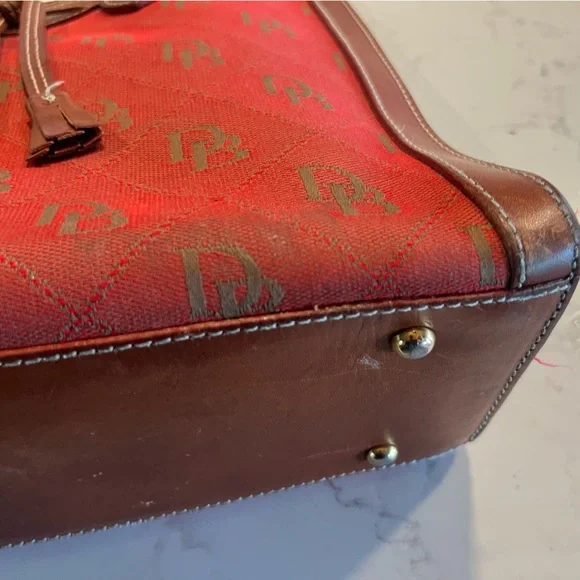 Dooney & Bourke Alto Italy Tassel Tote Satchel Purse Bag - Picture 4 of 9